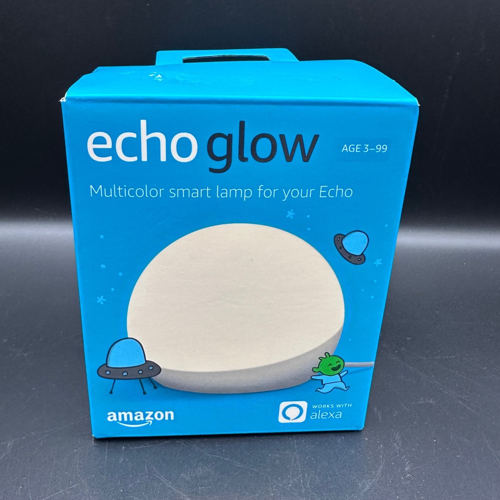Amazon Echo Glow Multicolor Smart Lamp for Alexa White B07K7WVS1D